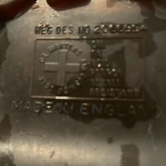 Dr. Martens Brown Vintage Leather Wingtip Oxford Shoes Size 7 - Picture 6 of 8